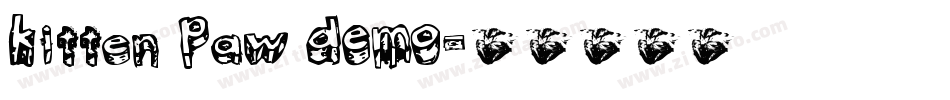 Kitten Paw DEMO字体转换